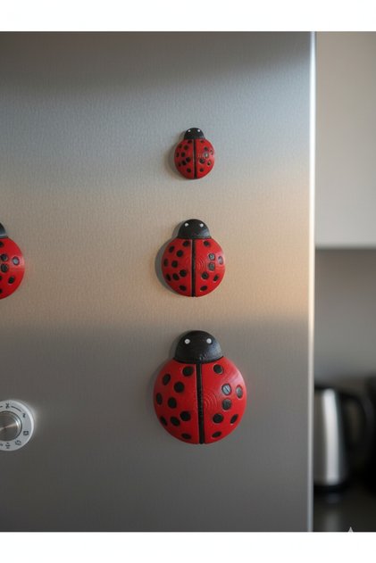 Uğur Böceği Figürlü Magnet