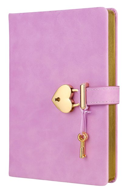 Hush Hush Locked Journal Notebook 13X18 cm