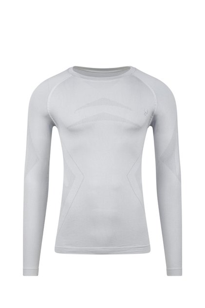 Men's Heatwave Seamless Baselayer Top Underwear Gray