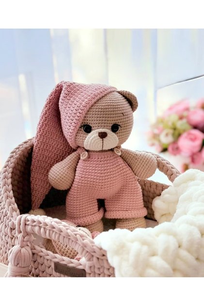 Amigurumi uyku arkadaşı ayıcık