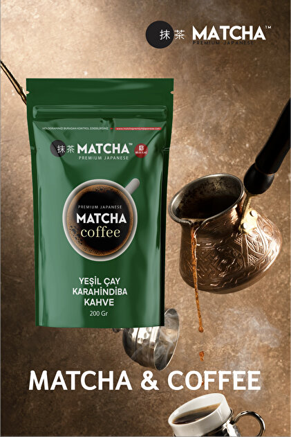 Bilge İlaç Matcha Premium Japanese KAHVE YEŞİL ÇAY VE KARAHİNDİBA