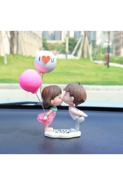 Kissing Couples Couple Cute Ornaments for Car, Car Decoration Cute Cartoon Couples Action, Cartoon C