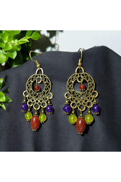 Natural Stone Handmade Earrings
