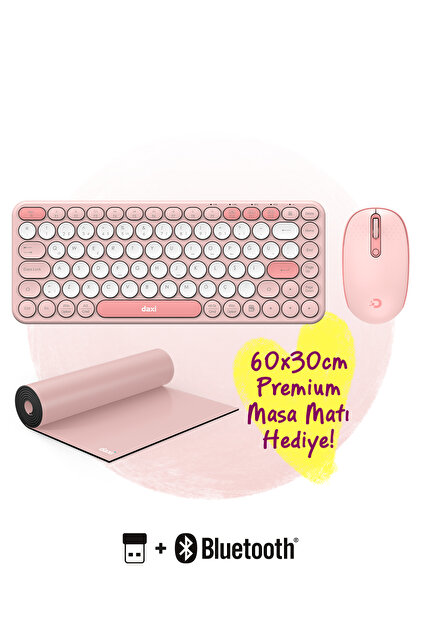 Daxi MK350 Creator Pro Combo Sessiz 3 Kanallı Bluetooth + 2.4G