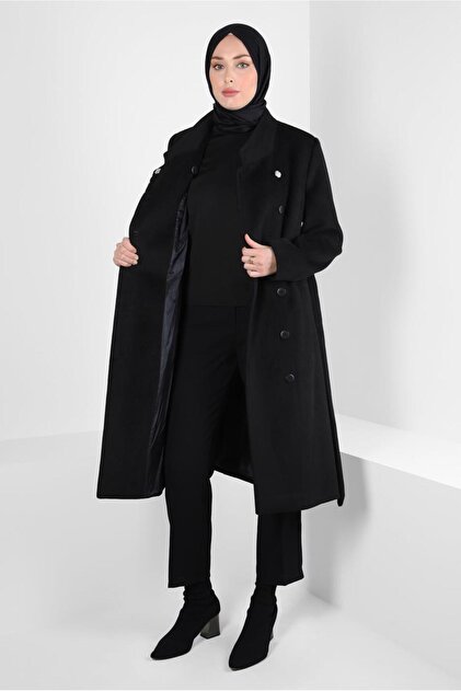 KUŞAKLI AKSESUAR DETAYLI KABAN 90453