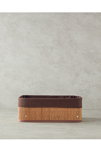 English Home Gina Bambu Sepet 20x15x10 Cm Koyu Kahve - Fiyatı