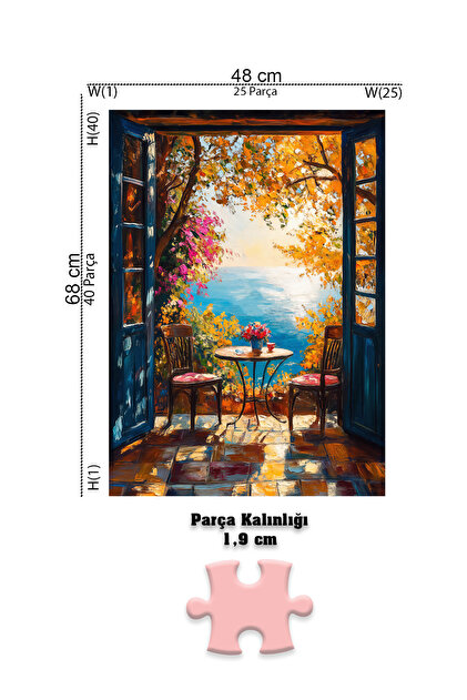 Neverland 1000 Parça Puzzle - Peaceful View (Huzurlu Manzara Neverland 1000 Parça Puzzle - Peaceful View (Huzurlu Manzara