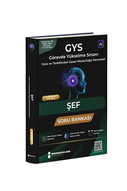 Memurevi Yayınları CTE ŞEF 2026 Yapay Zekalı Akıllı Soru Bankası