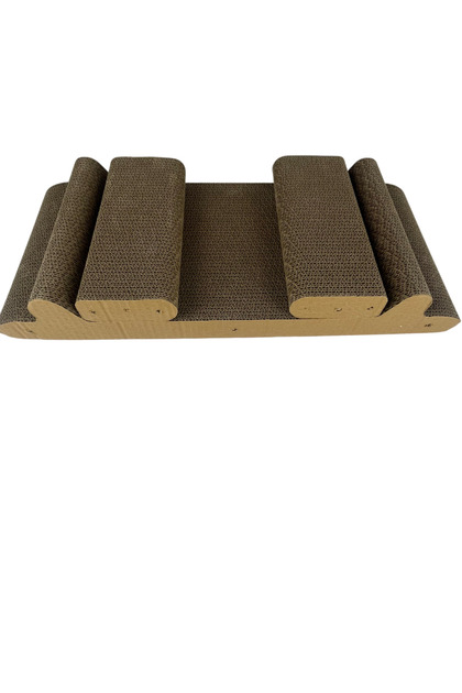 Cardboard Cat Scratch Patterned Sofa Replacement Cardboard Set (3 Pieces)