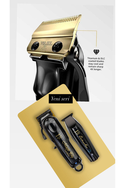 Wahl Magic Clip + Detailer Li Profesional Barber Combo Saç Kesme