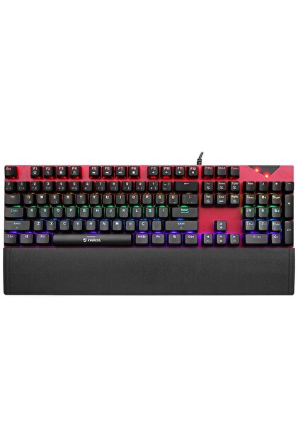Everest KB-MK7 Kırmızı USB Mekanik Q Red Switch Gaming Klavye