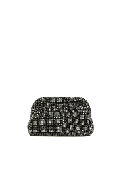 Siyah Taşlı Kadın Clutch