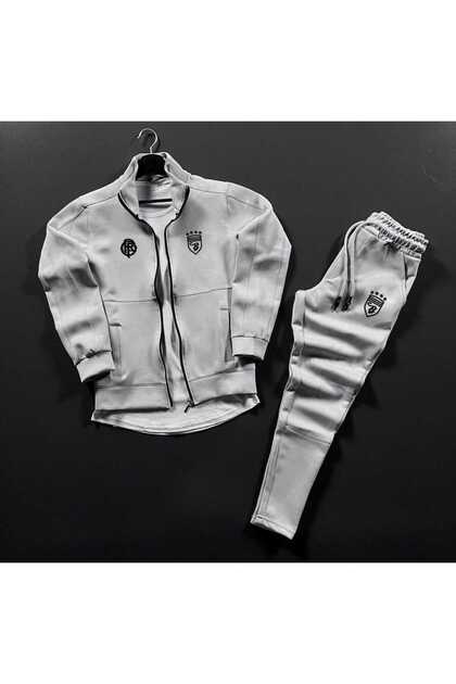 Cb Printed Scuba Bottom Top Tracksuit Set