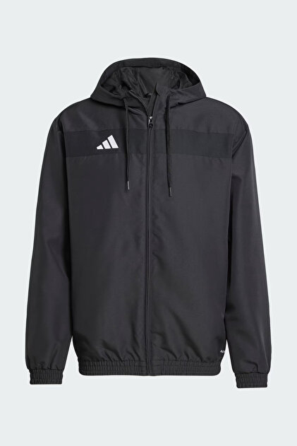 adidas Tiro 25 Essentials Woven Siyah Kapşonlu Antrenman Ceket