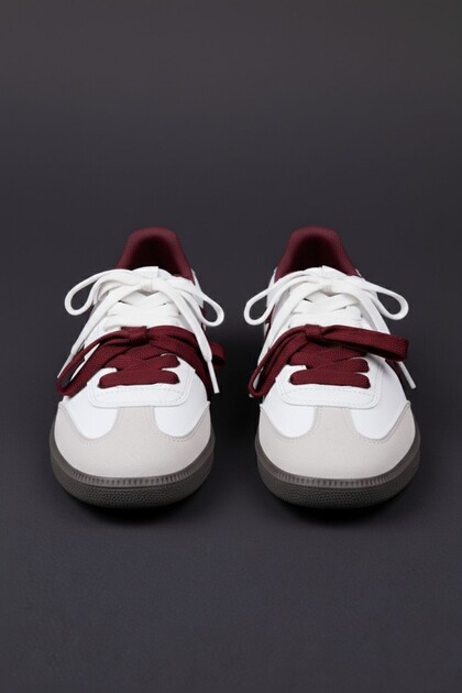 Muggo ETRO Çift Bağcıklı Günlük Kadın Sneaker Spor Ayakkabı