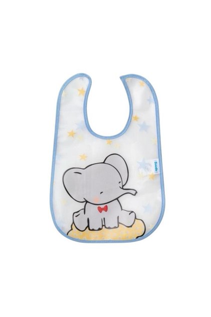 Unisex Patterned Eva Transparent Baby Bib / Blue