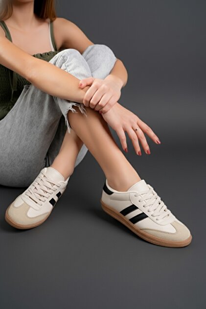 Muggo DORGO Kadın Günlük Bağcıklı Yürüyüş Koşu Sneaker Spor