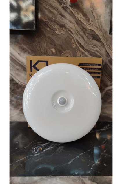 12 Watt Ledli Sensörlü Tavan Armatürü Beyaz Işık 6500K