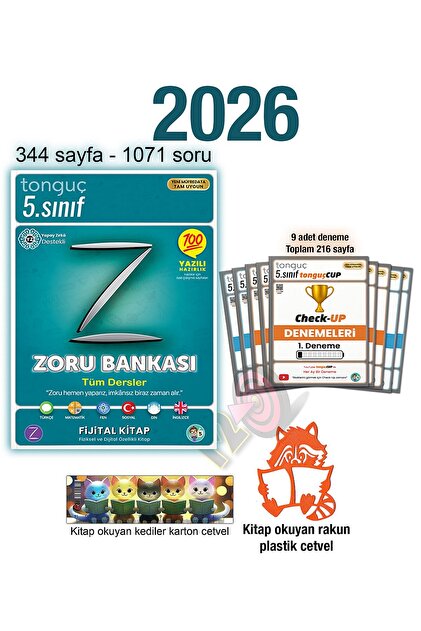 スラキュア　5袋　まとめ Tonguç Yayınları 5. Sınıf Zoru Bankası Tüm Dersler Check-Up