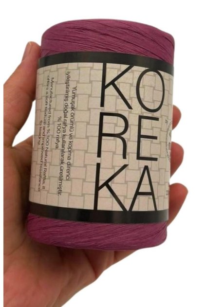 Koreka Rafya Mürdüm Renk