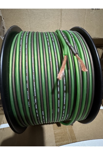 CABLE GC-16SP 16 GA %100 OFC BAKIR HOPALÖR KABLOSU 5 METRE