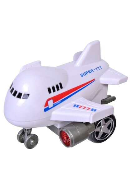 Avion Jucarie, Model Super-777, Culoare Alba, Material Plastic, MYONNA IT & E- COMMERCE ®