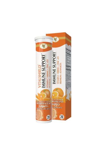 VitalShield Immune Support Vitamin C 1000mg + Echinacea + Zinc and other Vital Ingred