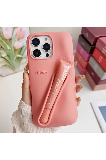 iPhone 11 (6.1 Inch) Compatible Summer Lip Case Lipstick Case with Lipstick Compartment