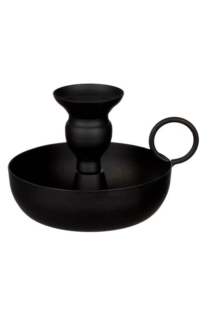 Sfesnic Decorativ lampa Metalic Negru cu Maner Ø10x10cm
