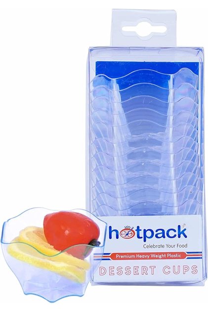Plastic Clear Dessert Cups 120 Pieces