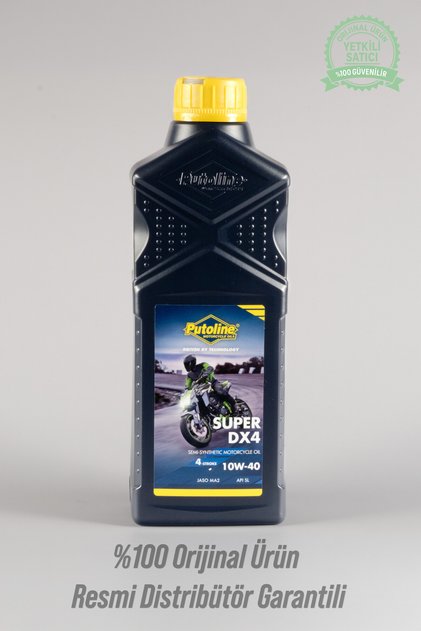 10W-40 SUPER DX4 Yarı Sentetik 4T Motosiklet Motor Yağı 1 Litre