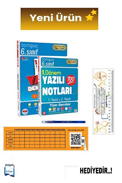 SUCCESS 2000 Vol.6 2001年特集号 Tonguç Yayınları Tonguç 6. Sınıf 1. Dönem Yazılı NOTLARI ve Yazılı