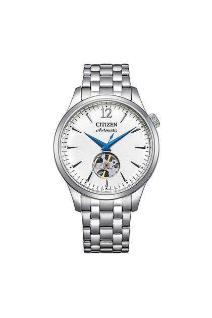 真斗41本セット Citizen NH9131-73A Erkek Kol Saati | 40 mm, Open Heart Beyaz