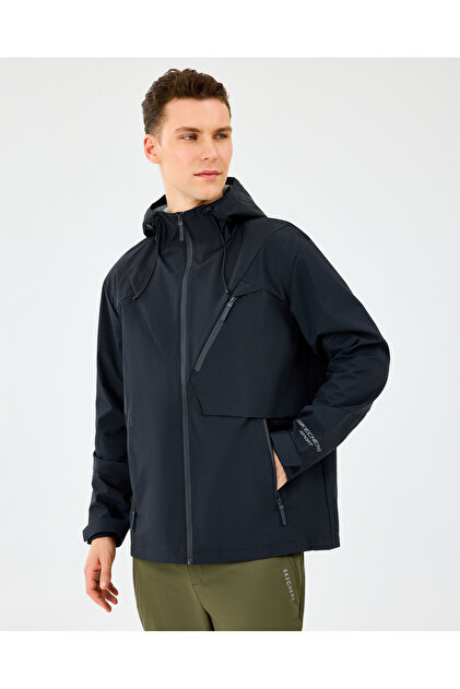 Skechers M Coated Jacket Erkek Siyah Mont S2520134-3817 - Fiyatı