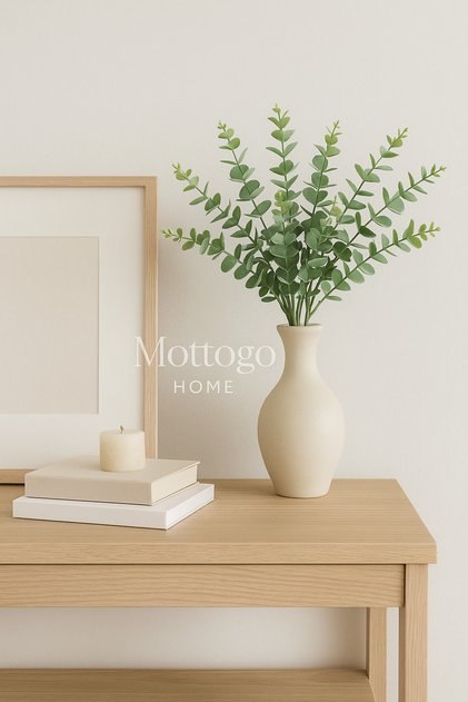 Ramură artificială de eucalipt – plantă decorativă cu aspect natural