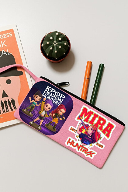 lovver Kpop Demon Hunters Hunterix MİRA tasarımlı fermuarlı