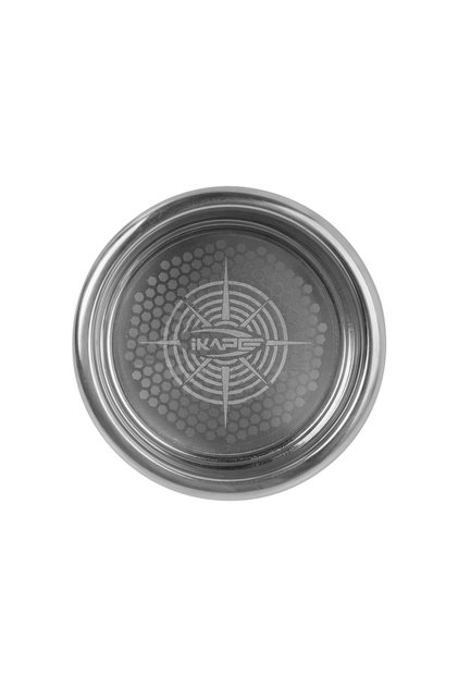 Silver 58MM (18g) IKAPE Beehive Stainless Steel Espresso Filter Basket-Precision High Extraction for
