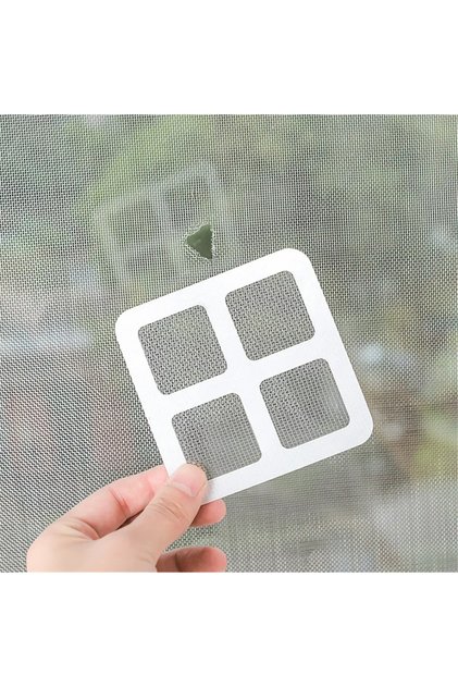 10 x10cm GRAY 5Pcs Window Screen Repair Tape Fix Net Window Home Adhesive Anti Mosquito Fly Bug Mosq
