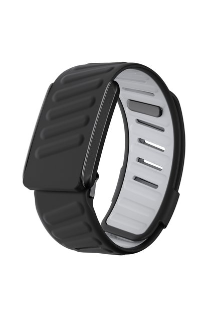 4.0 black WHOOP SportFlex Wrist Band, Soft-Touch Silicone, Waterproof and Sweatproof, 4.0 Compatible