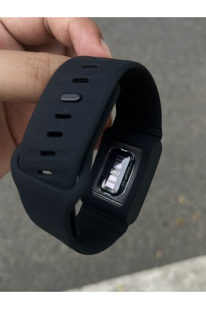 WHOOP Black Comfort Durable Silicone Wristband Compatible with WHOOP 4.0 Band, Soft Silicone Sports