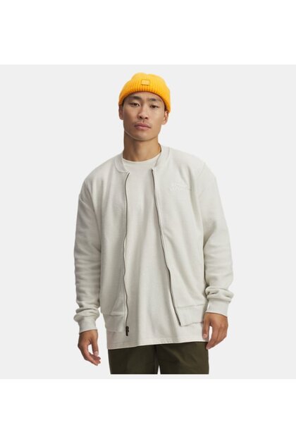 Erkek UA Icon Rev Terry Varsity Ceket 6003938-110