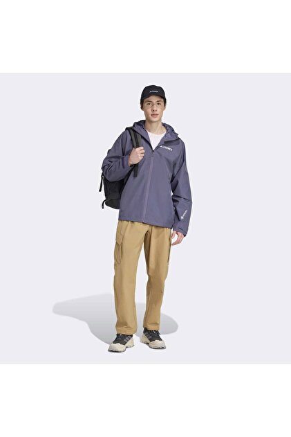 adidas Terrex Xperior 2L Gore-Tex Erkek Mor Yağmurluk (JL9749