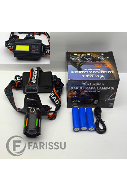 farissu Alaska Profesyonel 30W Lazer LED Şarjlı Kafa Lambası | 1
