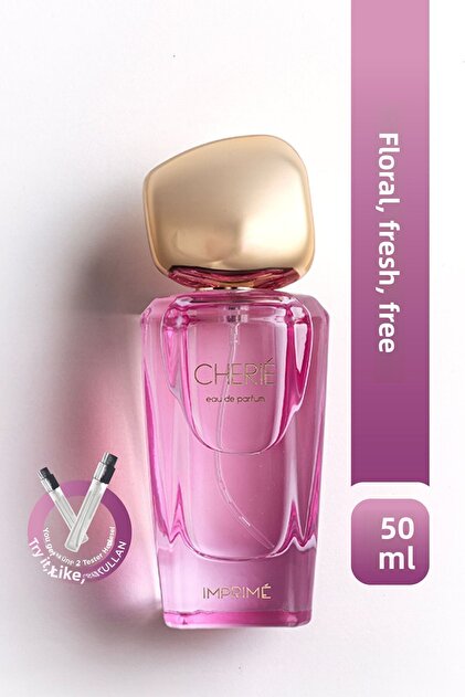 Cherié Edp عطر نسائي 50مل |   زهري وطازج |   الفراولة، الأناناس، الفاوانيا، الموج، الياسمين، العنبر