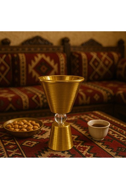 مباخر أستيل بتصميم مميز وأنيق بالون الذهبي وفضي