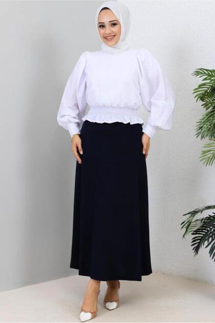 KADIN SİYAH A KESİM ETEK T 112