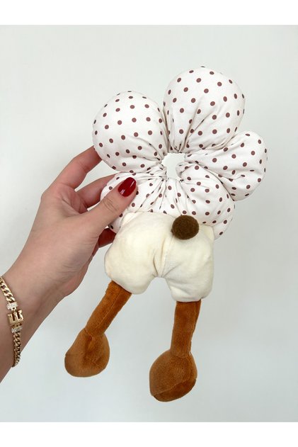 Plush Figure Daisy Puff Buckle