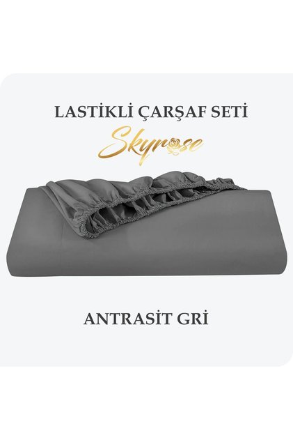 King Size Flat Elastic Sheet Set, Hotel Sheet Set, King Size Elastic Sheet 180x200 30x2