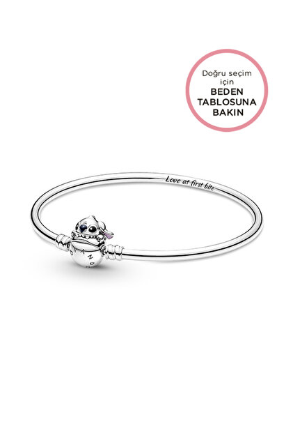 Pandora Moments Disney Stitch Klipsli Bangle Bileklik - Fiyatı