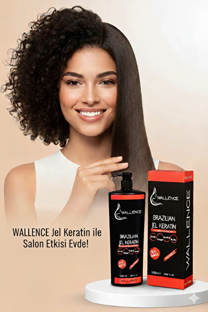 wallence Kokusuz ve Dumansız! Keratin 1000ml – Kalıcı Düzleştirici